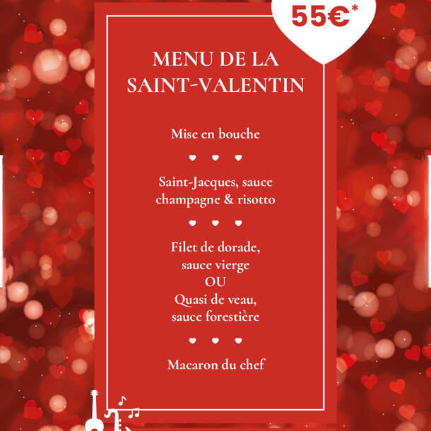 Repas de la Saint-Valentin - Casino Partouche